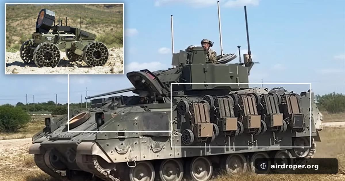 Bradley and Ground Drone Swarms: A New Role