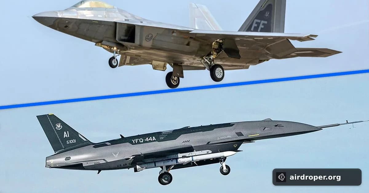 F-22 і FQ-44: пілотування дрона з кабіни вперше