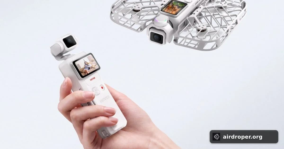 HoverAir Versa: A Gimbal Camera That Becomes a Drone