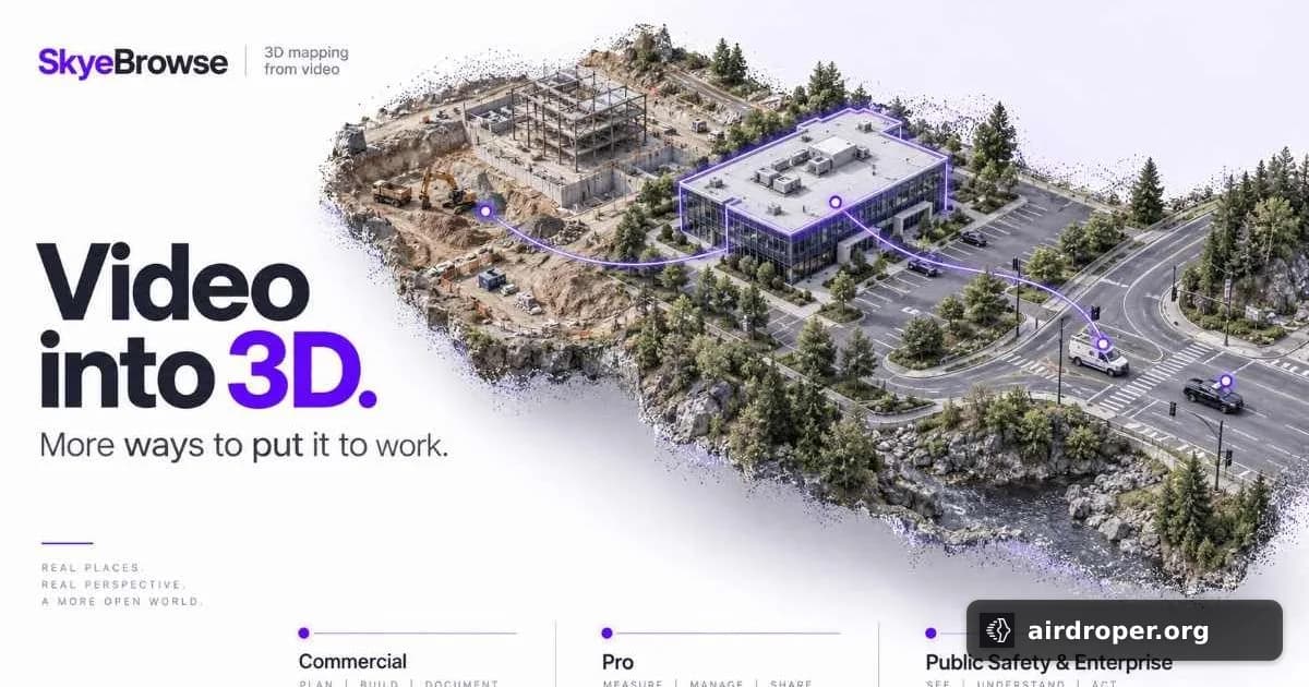 SkyeBrowse updates pricing for drone 3D mapping