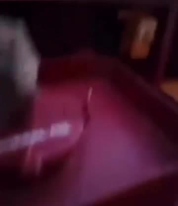 A Russian sailor is recording during a Ukrainian drone attack on his ship in the Sea of Azov.