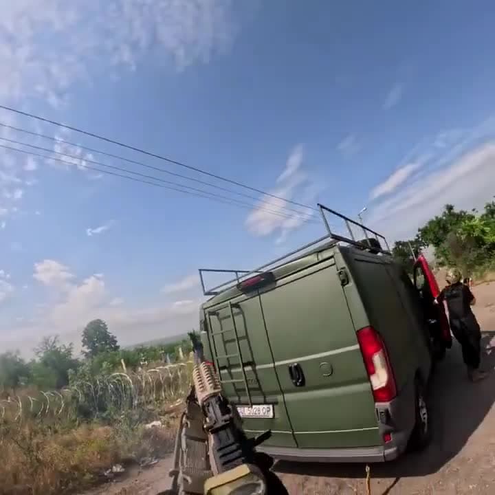Ukrainian evacuation team under Russian drone attack. Publ. July 2026