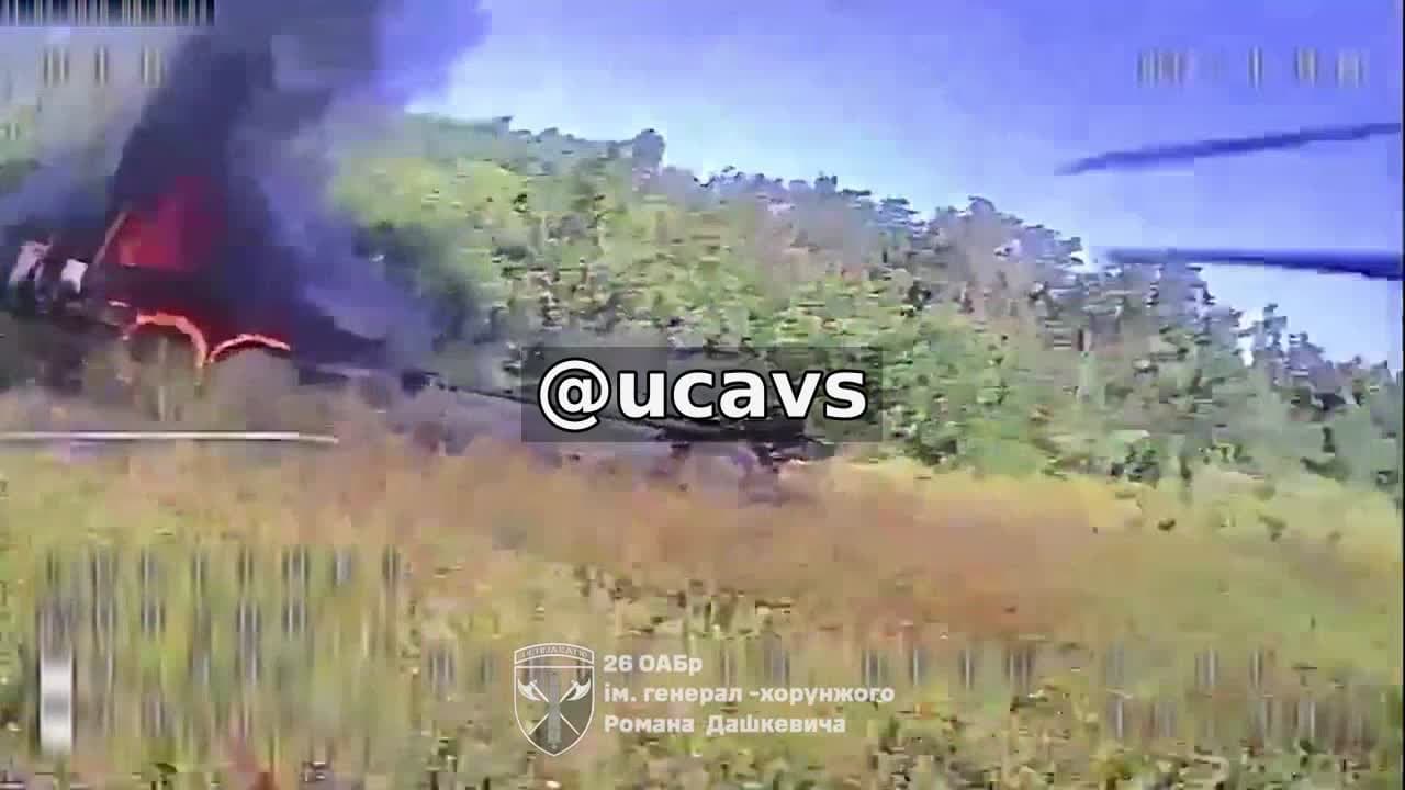 🔥 Пілоти дронів [26 артилерійської бригади](https://www.facebook.com/26oabr) вполювали російську причіпну га...