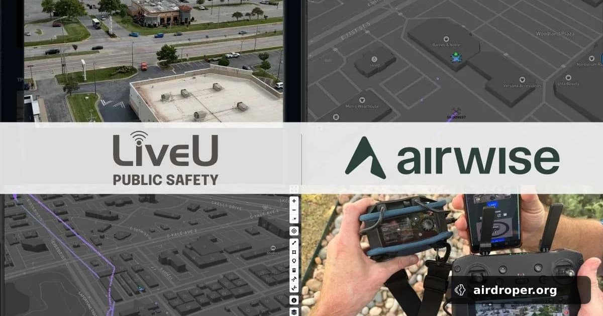 Airwise i LiveU celują w luki w publicznobezpiecznym procesie pracy z dronami