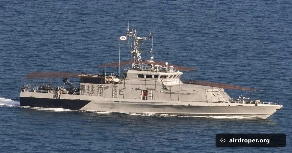 Russian Patrol Boat Seen With Anti-Drone Cage