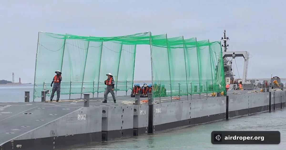 Anti-Drone Netting Enters Logistics Training