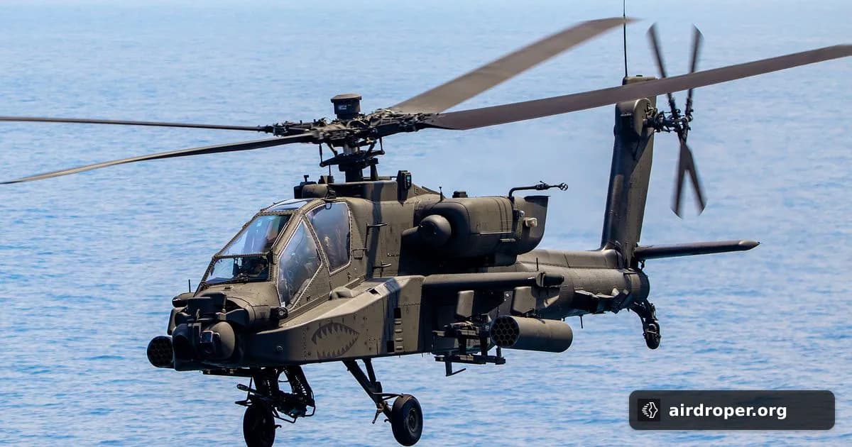 Apache Crew Rescued by Drone Boat Near Hormuz