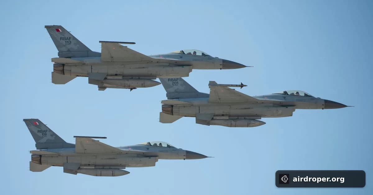 Bahrain Makes History With First F-16 Block 70 Air-to-Air Drone Kills
