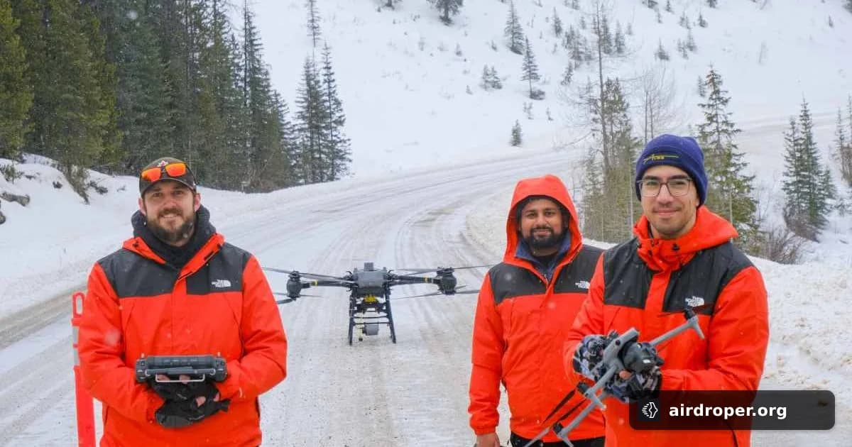 Canada Tests Drones for Controlled Avalanche Release