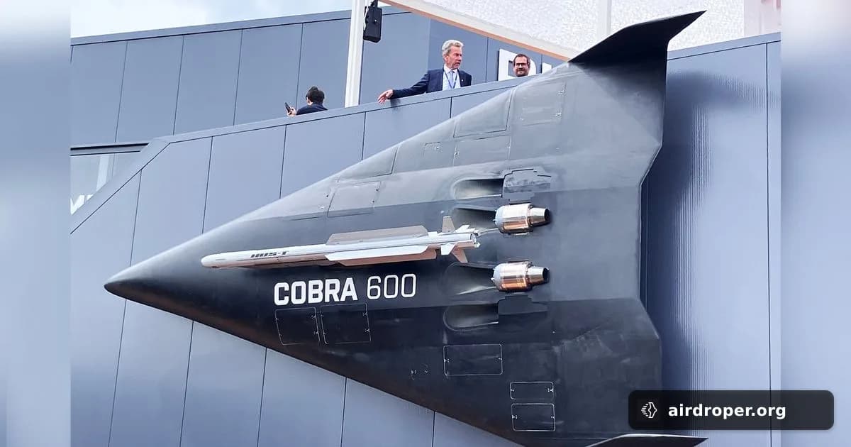 Cobra 600: реактивний дрон-перехоплювач для IRIS-T