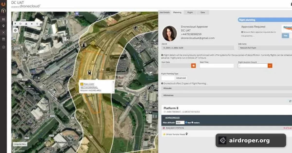 NATS, DroneCloud і Network Rail: пілот для інфраструктури