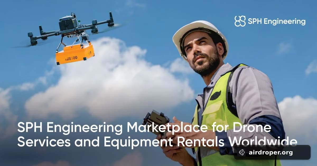 SPH Engineering запускає Marketplace для drone-сервісів