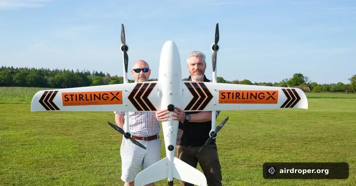 StirlingX: молодий пілот дронів і сервіси БПЛА