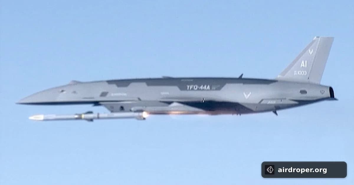 YFQ-44A Fury вперше запустив AIM-120 AMRAAM