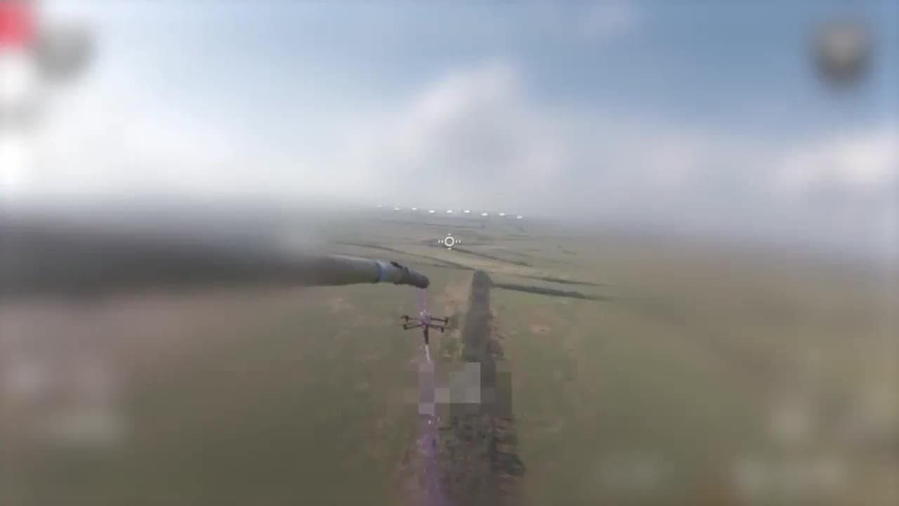 The Ukrainian 128th Mountain Assault Brigade published a new video of how their drone operators shot down Rus...